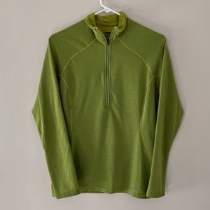 Patagonia Men's Capilene 3 Half Zip Neck Baselayer, Green, M